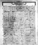 Spink County Outline Map, Spink County 1909